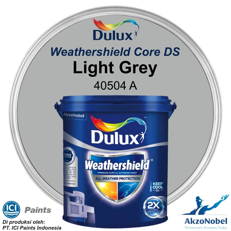 CAT DULUX WEATHERSHIELD 20 LT - LIGHT GREY 40504A