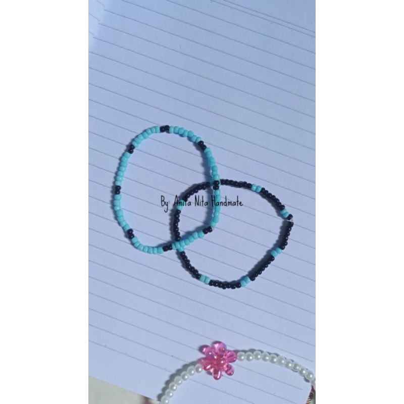 Gelang Couple Manik/Gelang Couple/Gelang Couple Polos Korea
