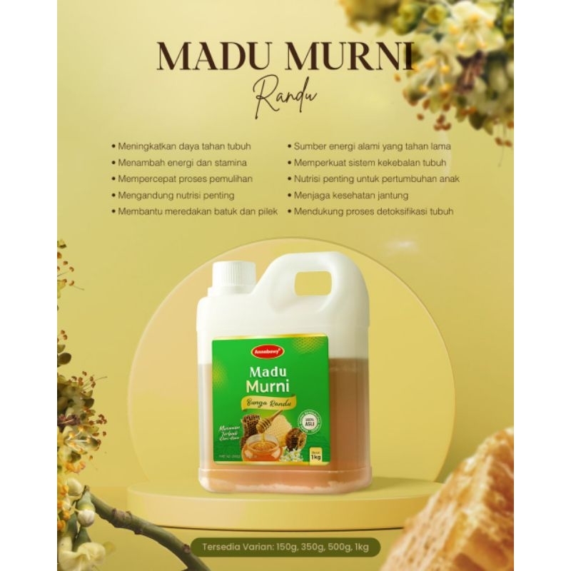 

Madu murni bunga Randu 1 kg