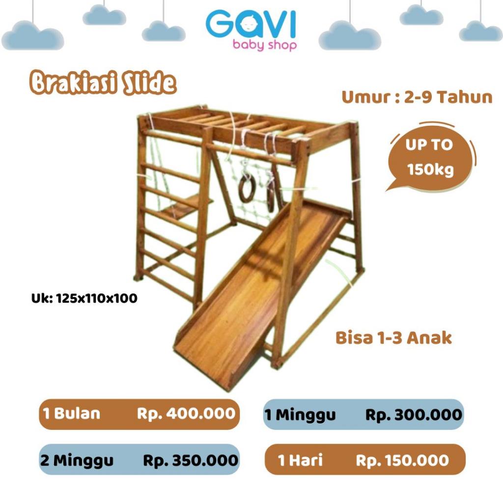 FOR RENT (UNTUK DISEWAKAN DAERAH BANDUNG) mainan anak brakiasi/tangga brakiasi/mainan kayu brakiasi/