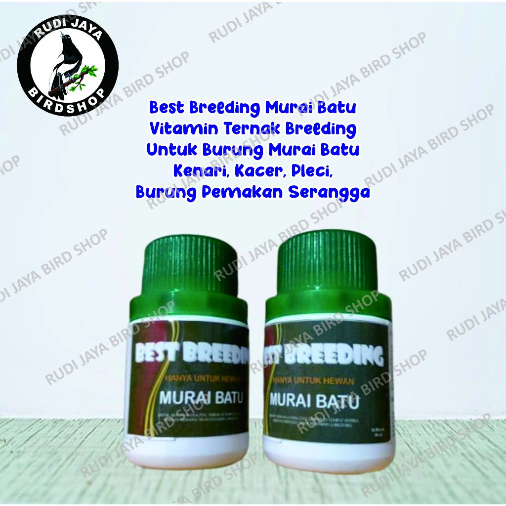 BEST BREEDING 80 ML VITAMIN TERNAK BREEDING BURUNG MURAI BATU KENARI KACER PLECI