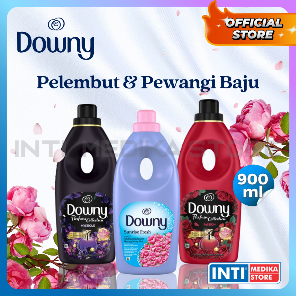 DOWNY - Pelembut & Pewangi Baju / Pakaian Konsentrat BOTOL 900ml