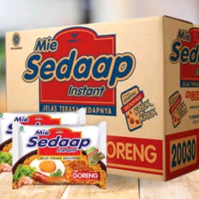 

mie sedaap goreng kemasan kardus 90 gram isi 40 pcs