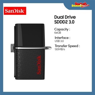 FLASHDISK + OTG SANDISK 64GB