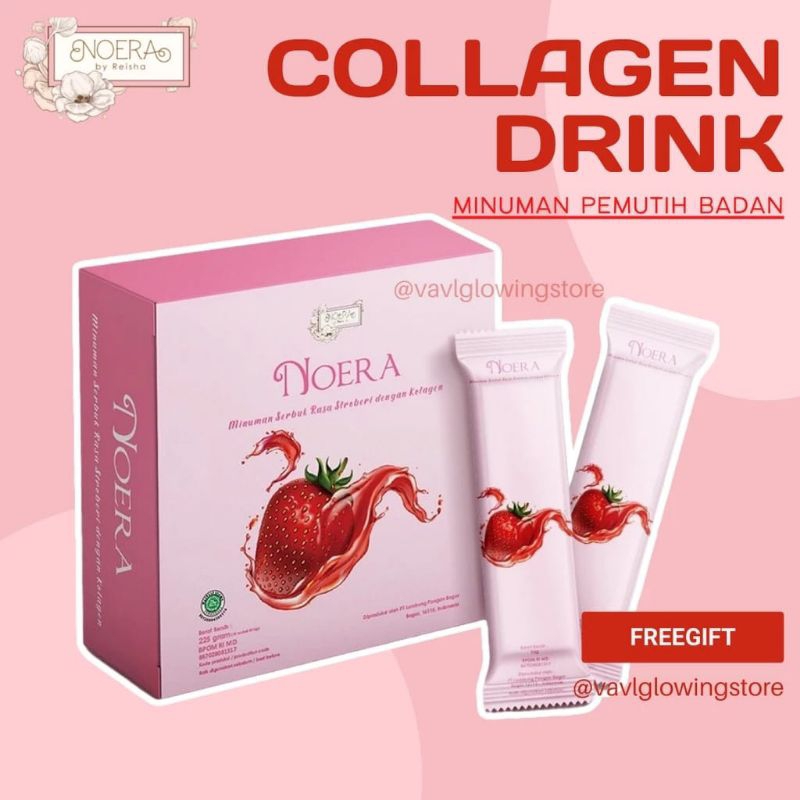 Noera Collagen Drink - minuman pemutih kulit pencerah kulit kolagen tubuh pemutih