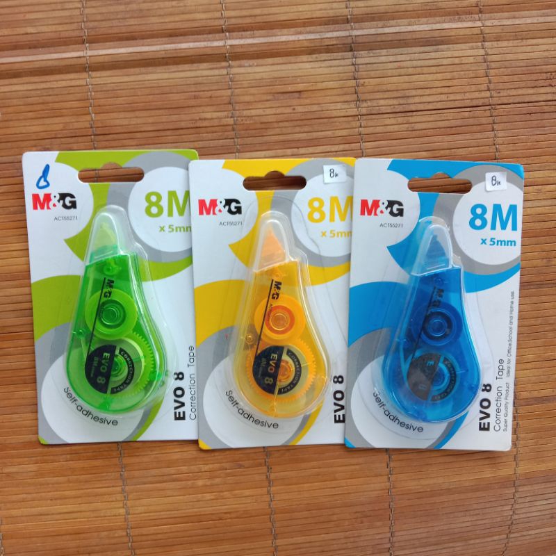 

KF | M&G EVO correction tape 8Mx5mm (ACT55271) - SATUAN