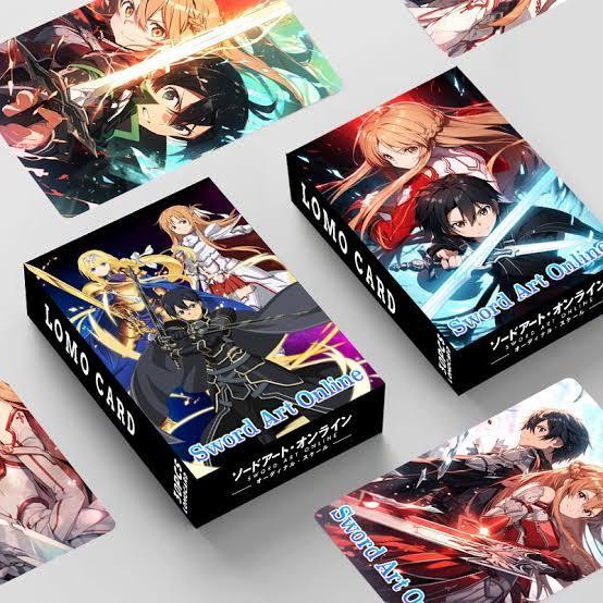 [30Pcs] Pack Photocard Sword Art Online Sao Card Photo Card Kpop Lomocard Lomo Card Wibu Anime Cospl
