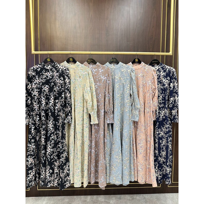 Gamis brokat lebaran 2024 by shellasaukia
