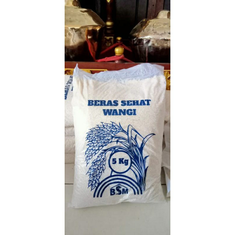

Beras Sehat Wangi, Beras Organik(BSM) 5 kg