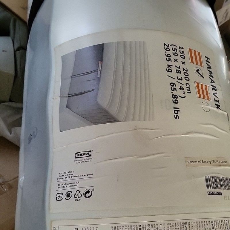 kasur pegas spring bed hamarvik150x200