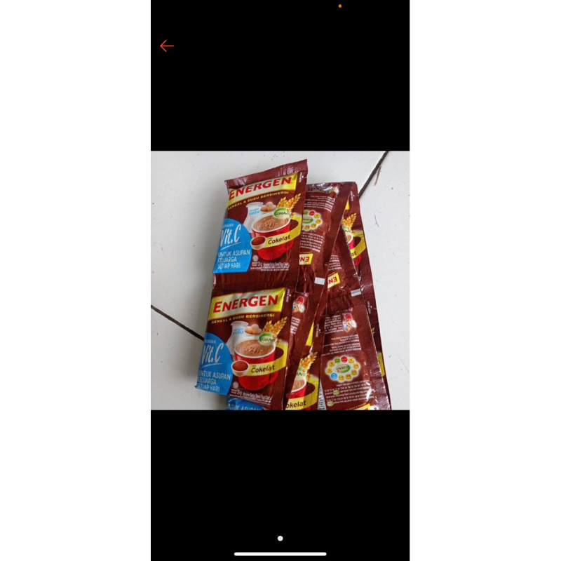 

Energen Sereal rasa coklat 30gr 10 Sachet