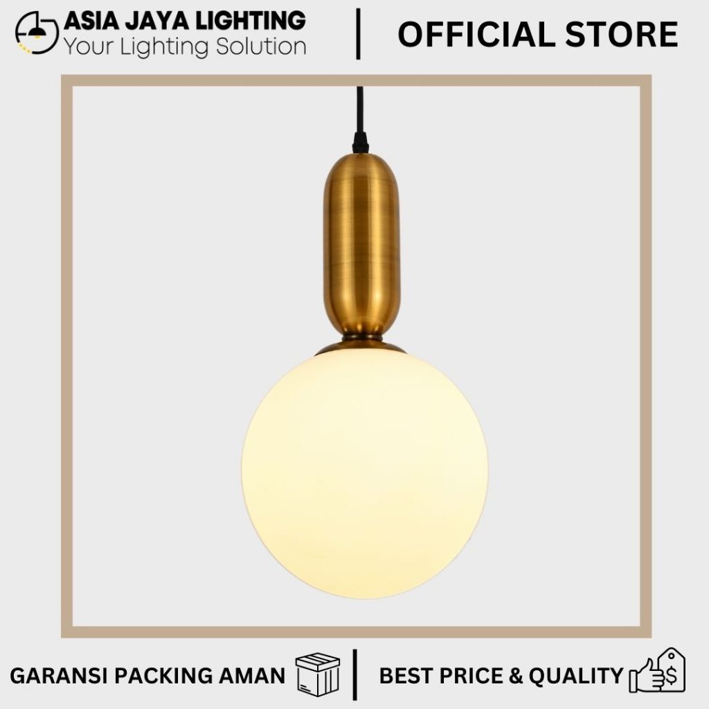 LAMPU GANTUNG PENDANT / LAMPU GANTUNG CABANG 1 / PENDANT LIGHT / LAMPU PENDANT MINIMALIS / LAMPU GAN