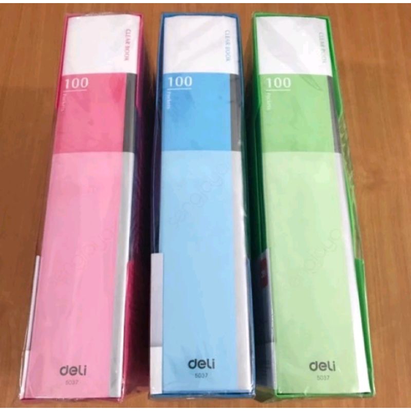 

DELI CLEAR HOLDER 5037 UKURAN A4 100 LEMBAR