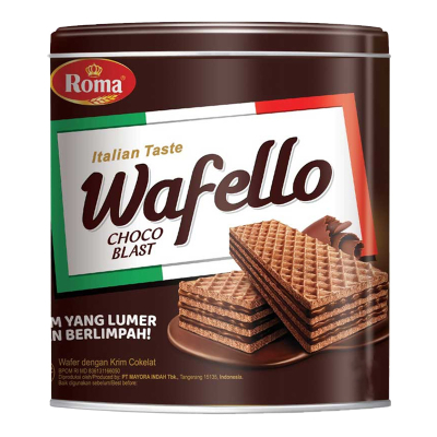 

Wafello Wafer Choco Blast Kaleng 234 g