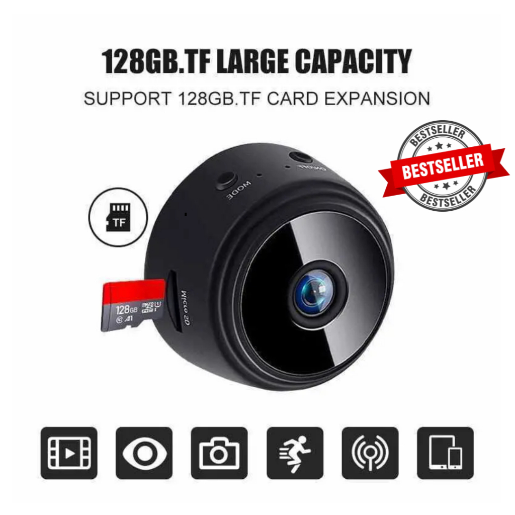 CCTV Wireless A9 Mini Smart Camera Wifi HD 1080P Micro v380 Kamera Keamanan Kamera Pengintai Tersemb