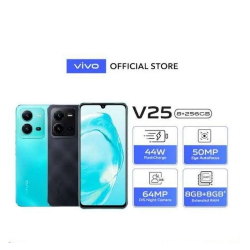 HP VIVO V25 5G 8/256 GB - VIVO V 25 5G RAM 8GB ROM 256GB GARANSI RESMI