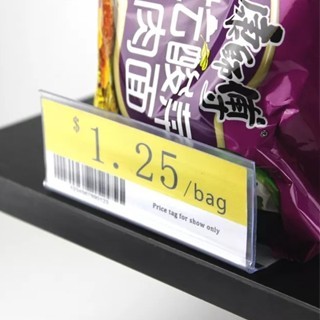 

Price Tag Acrylic Small Size 12x4 / Label Nama Akrilik Ukuran Kecil