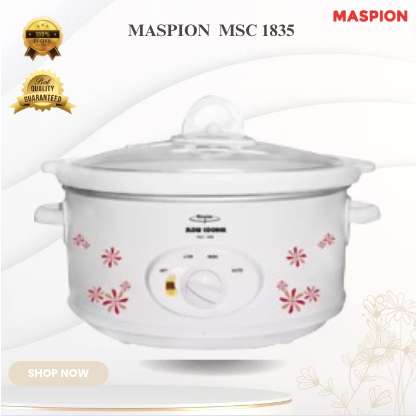 MASPION SLOW COOKER MSC 1835 3.5Liter/MSC1835/MSC 1835/MSC-1835/SLOW COOKER 3.5L/SLOW COOKER MASPION