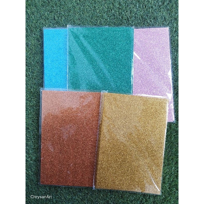 Glitter Foam/Foam Glitter 2mm 20*30 isi 4