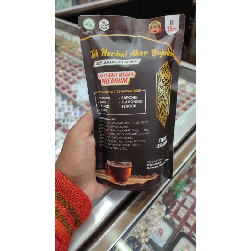 

Teh Bajakah Minuman Herbal Pilihan Isi 15 PCS