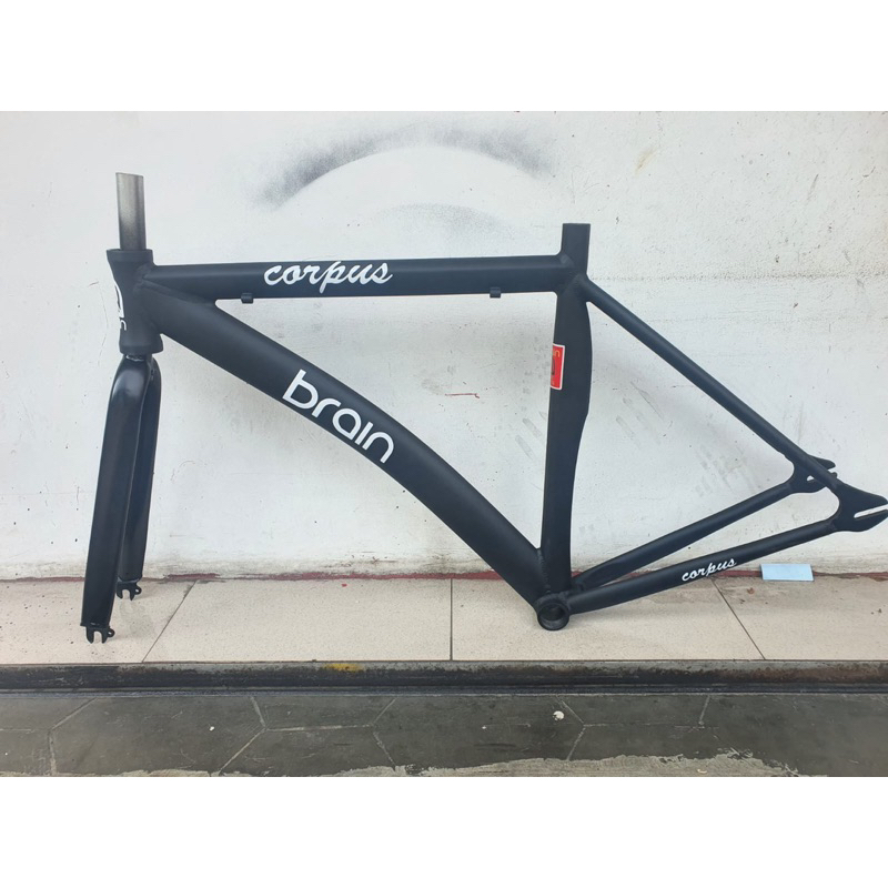 FRAME FIXIE ALLOY BRAIN CORPUS MURAH FRAMESET 700C FIXED GEAR ORIGINAL