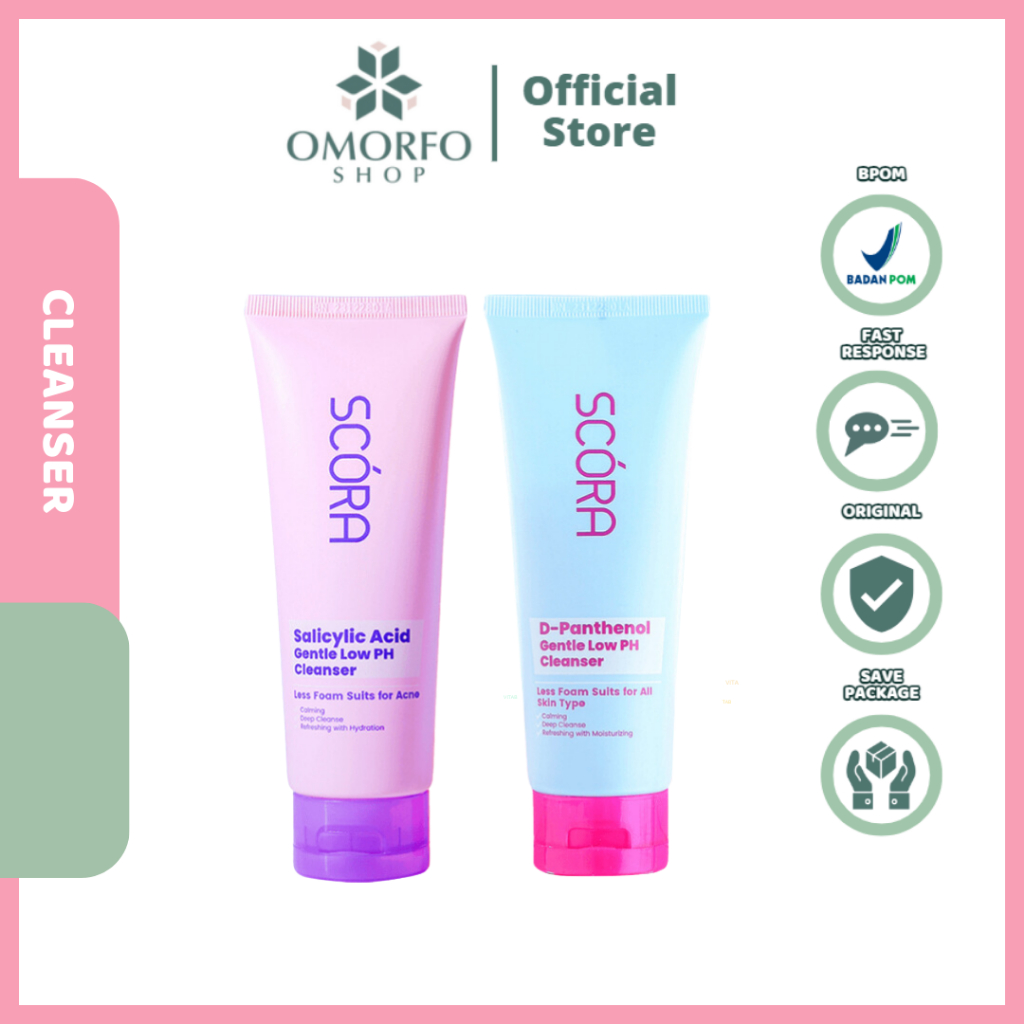 [Omorfo] SCORA 1% Salicylic Acid Gentle Low pH Cleanser - SCORA D Panthenol Gentle Low pH Cleanser |