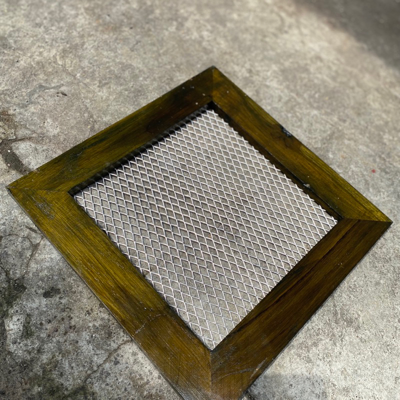 

papan platycerium jati dengan ram alumunium