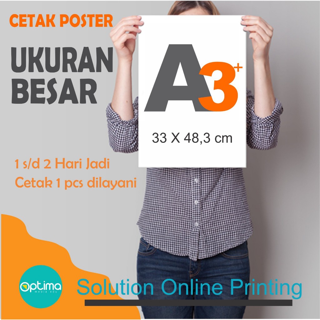 

CETAK POSTER KERTAS UKURAN A3