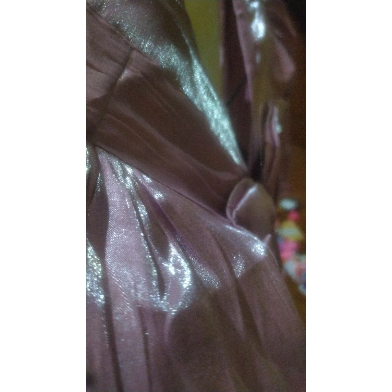 kaftan anak shimmer//kaftan anak lebaran//kaftan anak pink//kaftan lebaran anak//gamis anak