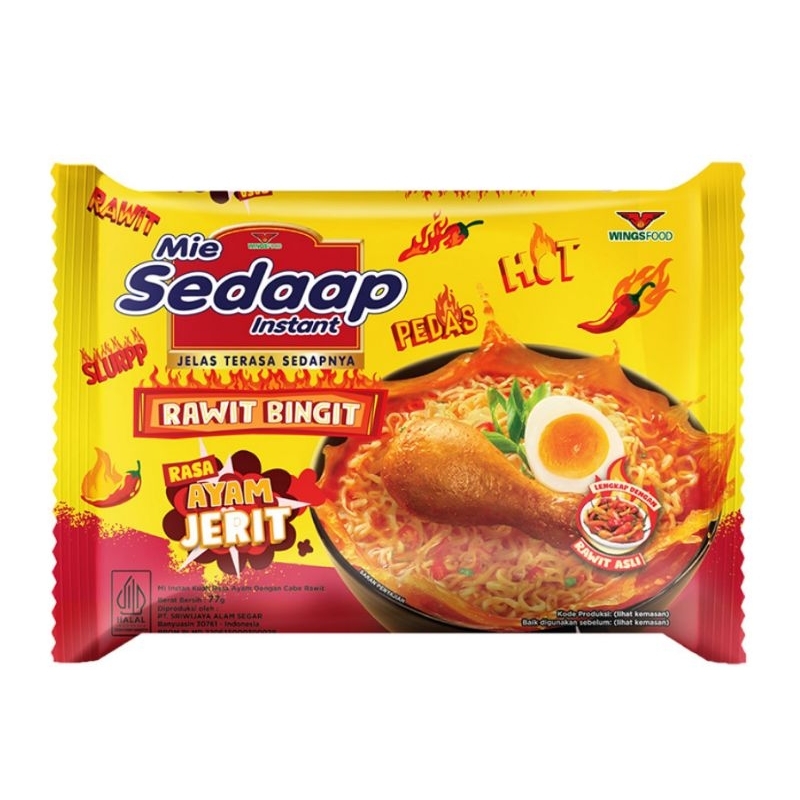 

Sedaap mi instan kuah rasa ayam jerit