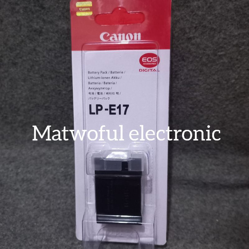 Baterai Canon EOS M3, EOS M5, EOS M6