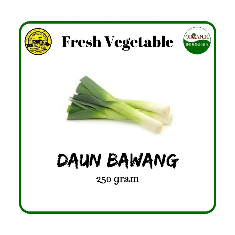 

Daun Bawang Organik Segar 250gram