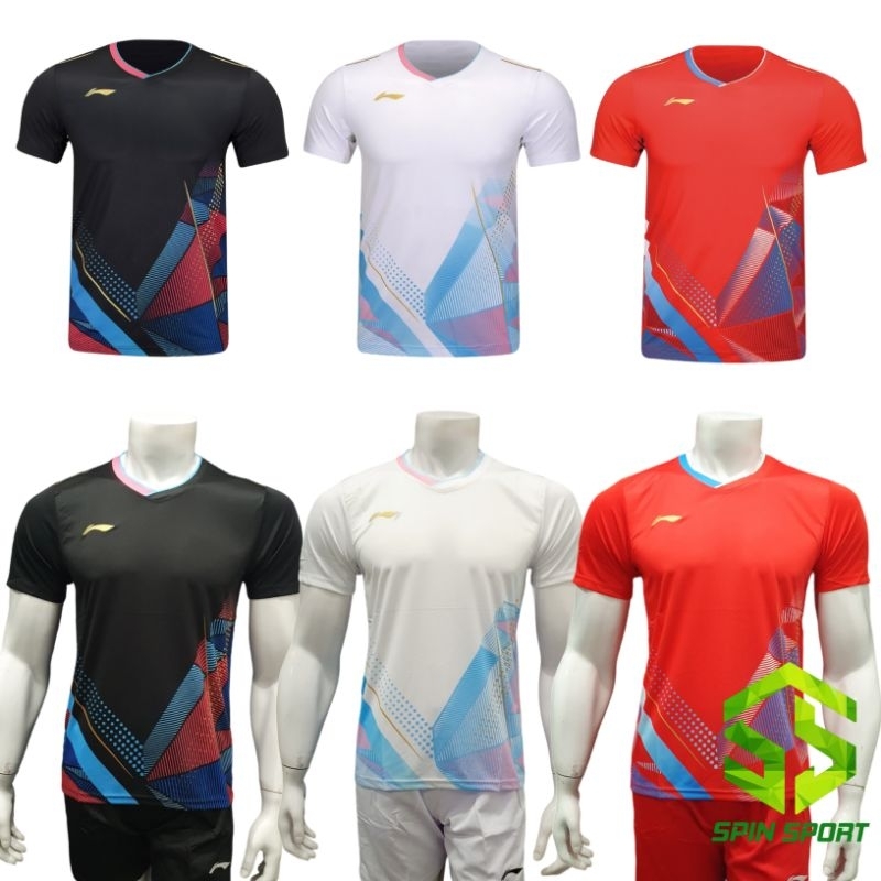 [L6578] Kaos Baju Import Go Premium All England Terbaru At Dry Baju Badminton Baju Bulutangkis Kaos 