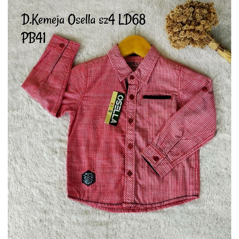KEMEJA OSELLA KIDS LENGAN PANJANG