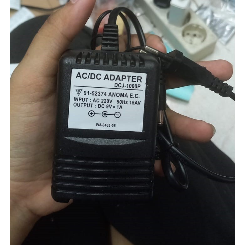 Adapter adaptor keyboard Casio CTK-200 CTK-496 9V 1A Replacement