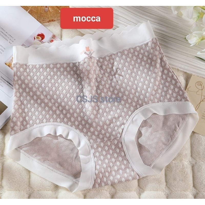 Celana dalam pinggang tinggi wanita BB 70 kg - 100 kg  CD import premium