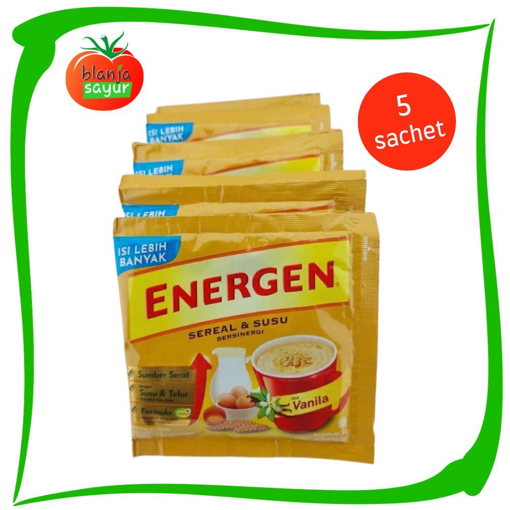 

Energen Sereal Vanila 5 sachet