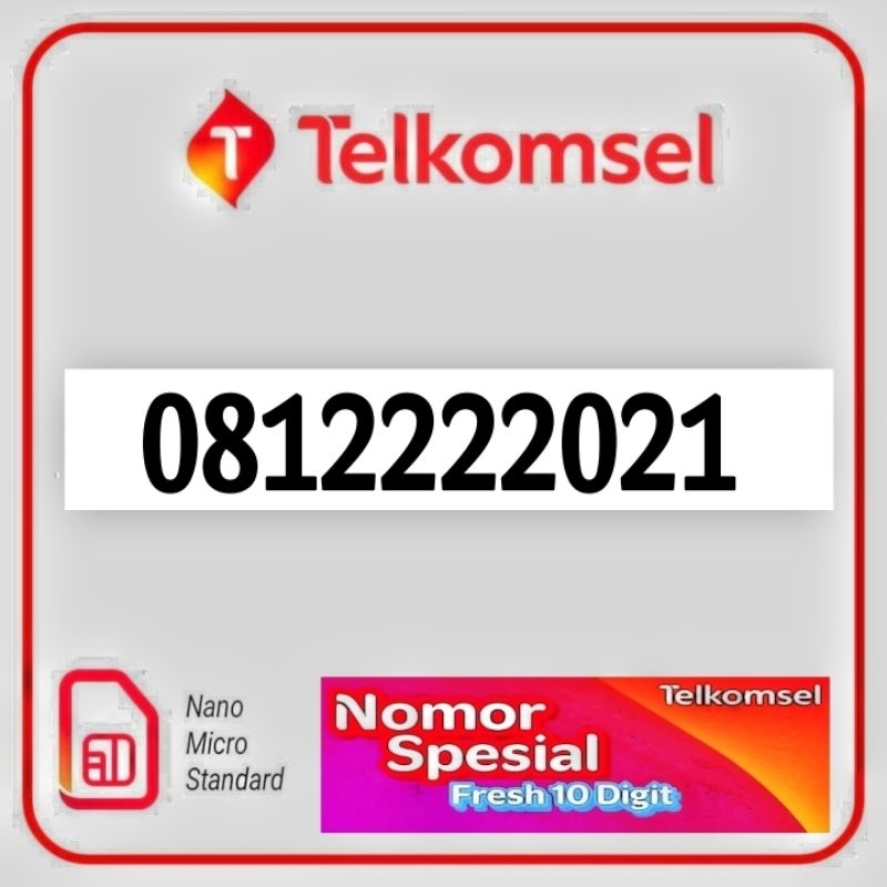 Nomor cantik simpati 10 digit nomer kartu perdana Telkomsel simpati 10digit 10 digit prabayar limite