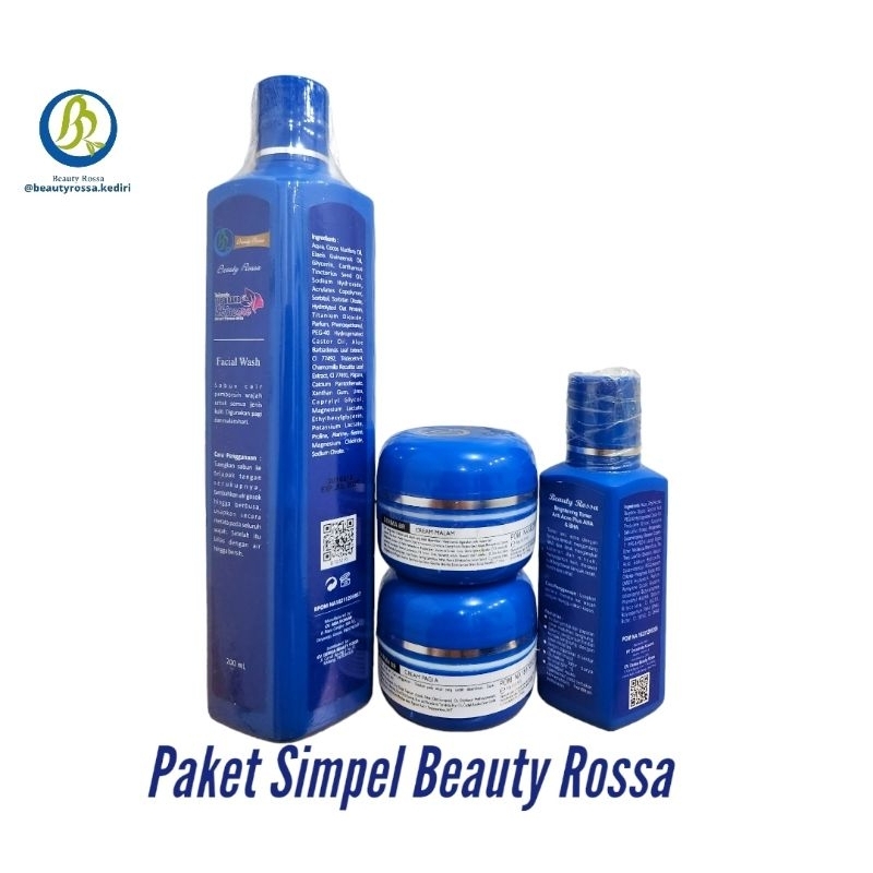PAKET WAJAH BEAUTY ROSSA | PAKET SIMPEL BEAUTY ROSSA