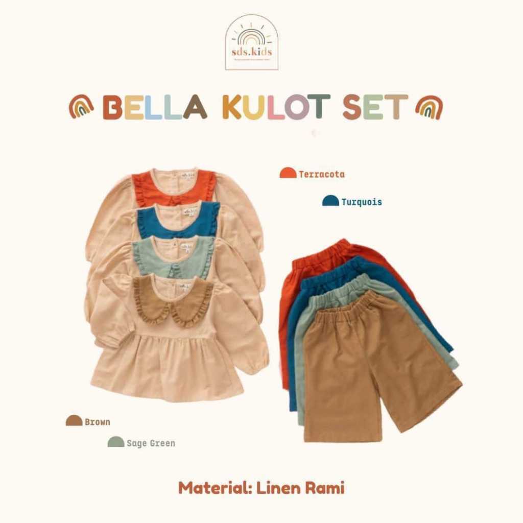 3-12Th Set Tie Dye Cewek Celana Rok Rickplay Skirtpants Anak Perempuan Grosir Murah