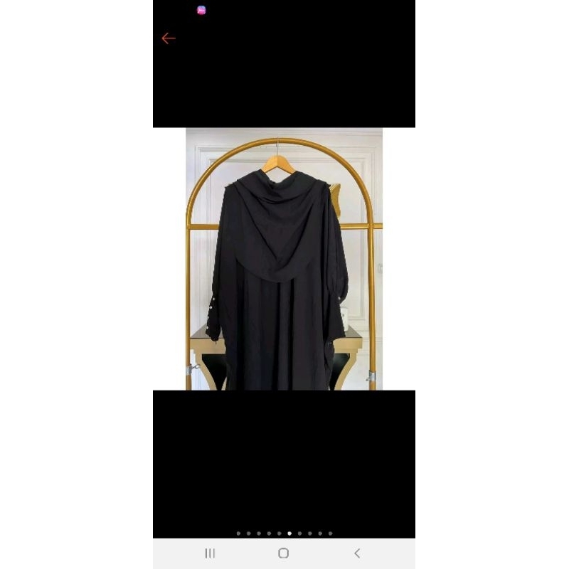 gamis kaftan /set gamis kaftan kerudung/kaftan