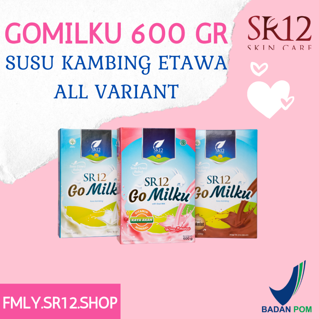 

Susu Gomilku SR12 Susu Kambing Etawa Bubuk Kualitas Premium Kemasan Hemat 600 gram