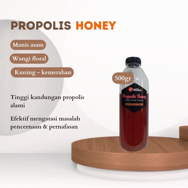 

500gr Madu Propolis Honey Trigona Kelulut Stingless Bee Honey Klanceng Galo-Galo Teuweul Lebah Tanpa Sengat