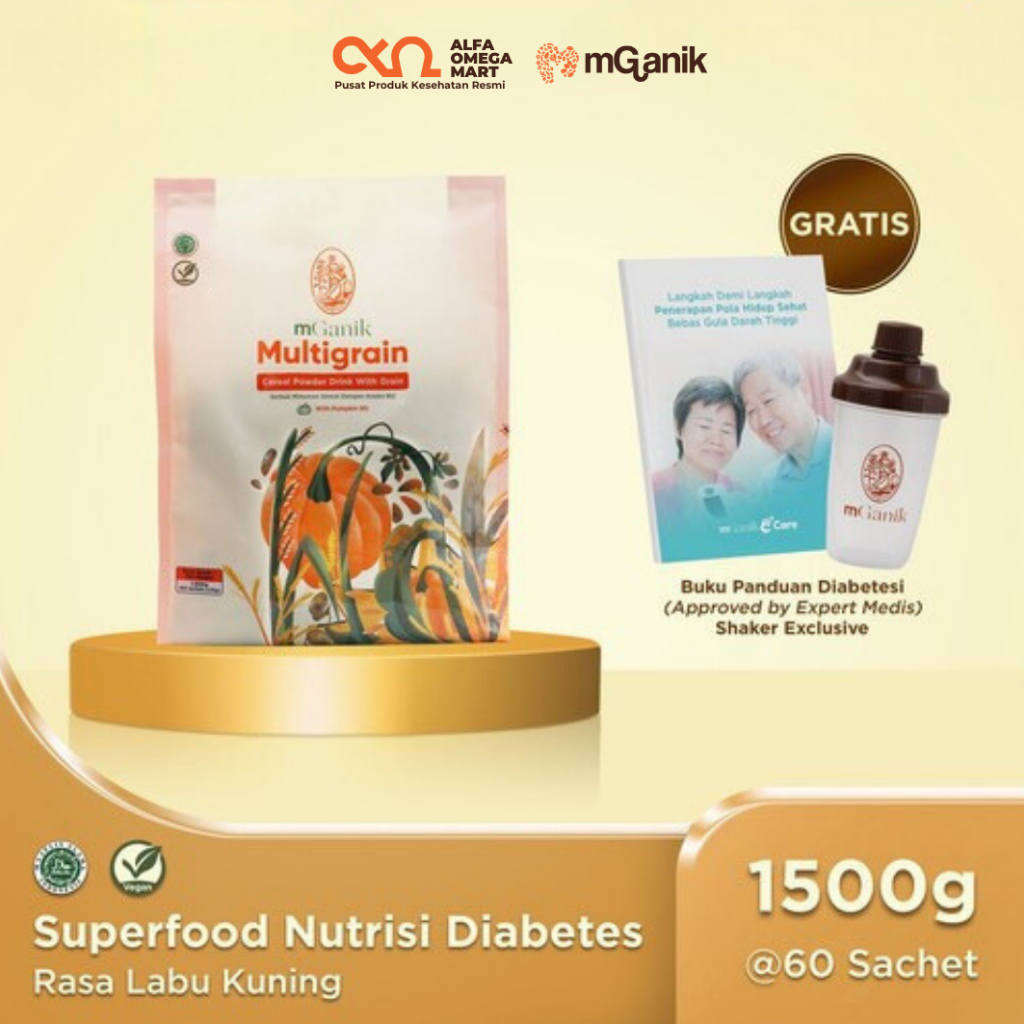 (FREE GIFT) Mganik Multigrain Paket 1 Bulan - 1500gr