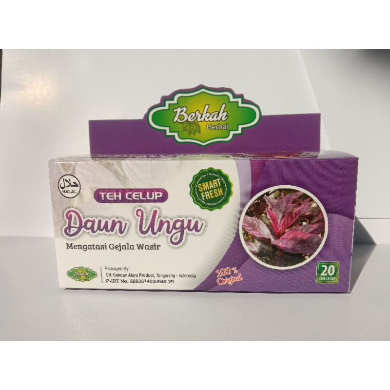 

teh celup daun ungu/atasi wasir