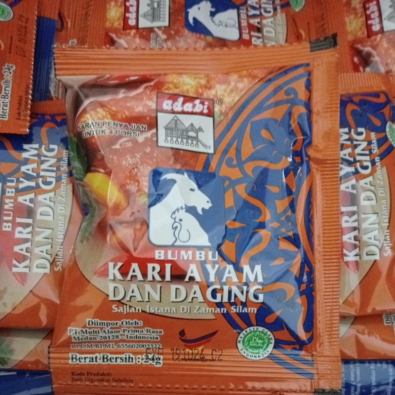 

Adabi Bumbu Kari Ayam dan Daging