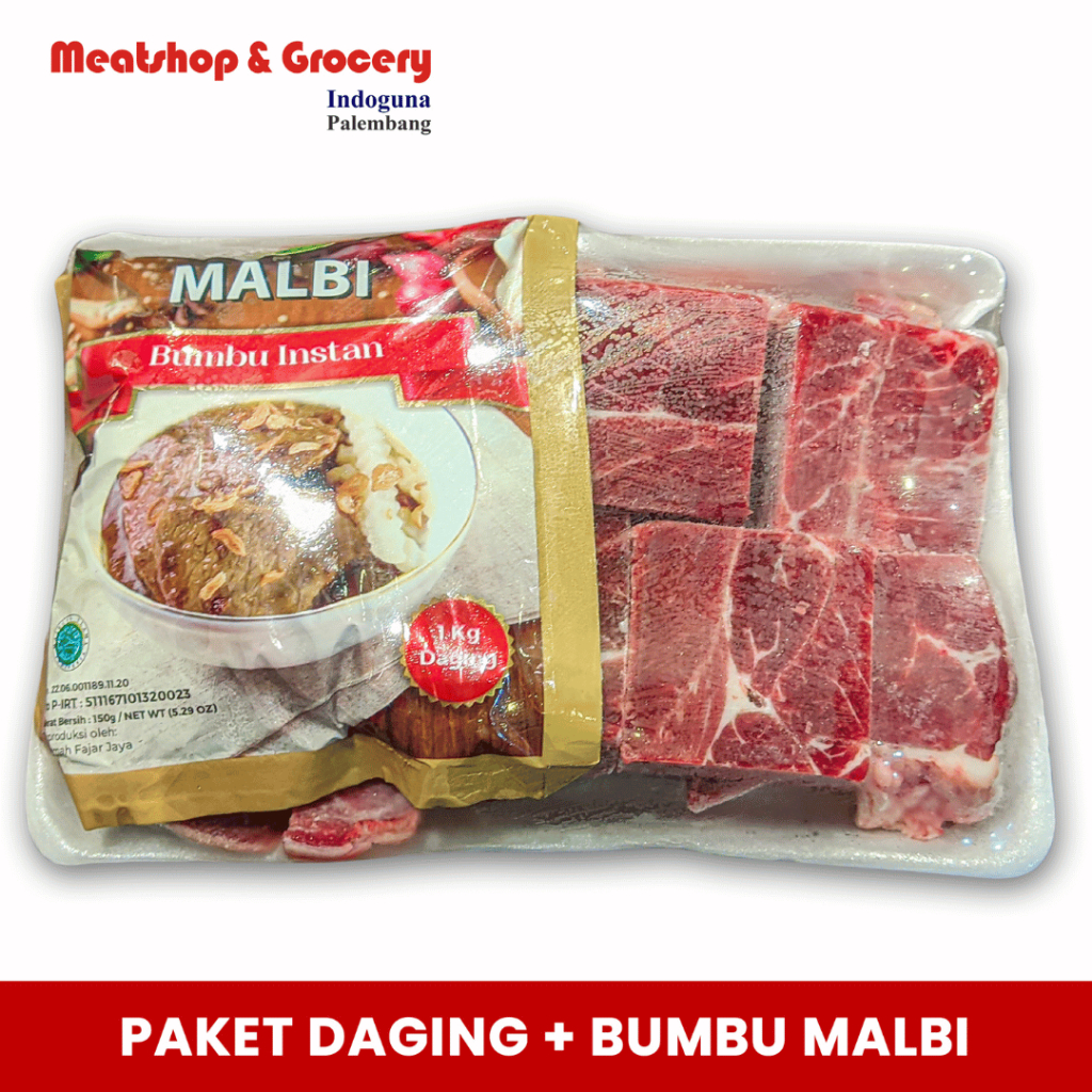 

PAKET DAGING MALBI (Daging Potongan Malbi 500g + Bumbu Malbi) | Spesial Ramadhan & Idul Fitri 1445 H