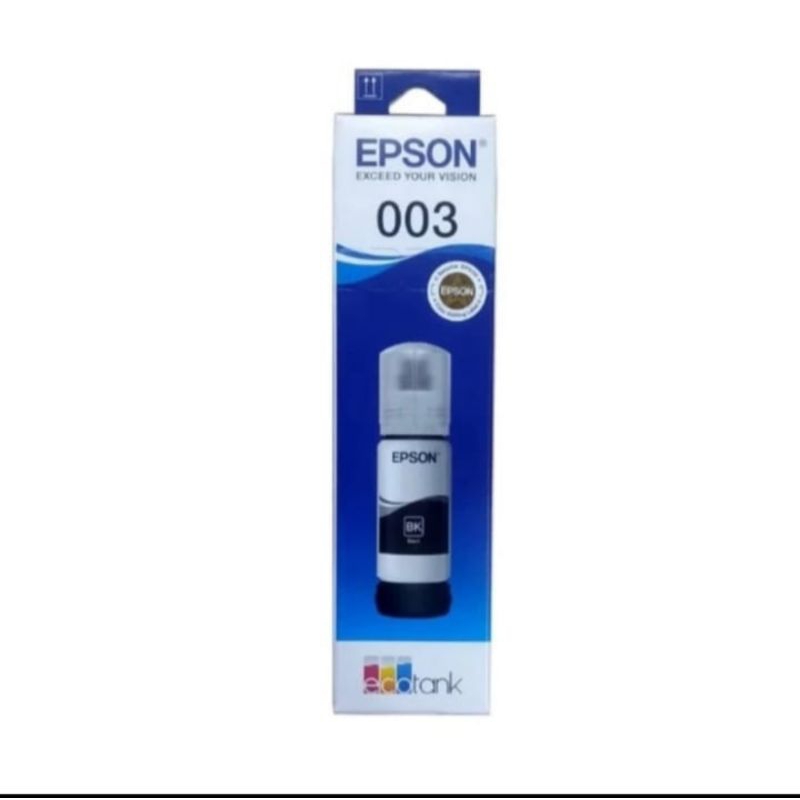 TINTA EPSON 003 BLACK ORIGINAL ORI HITAM RESMI PRINTER L3250 L3150 003