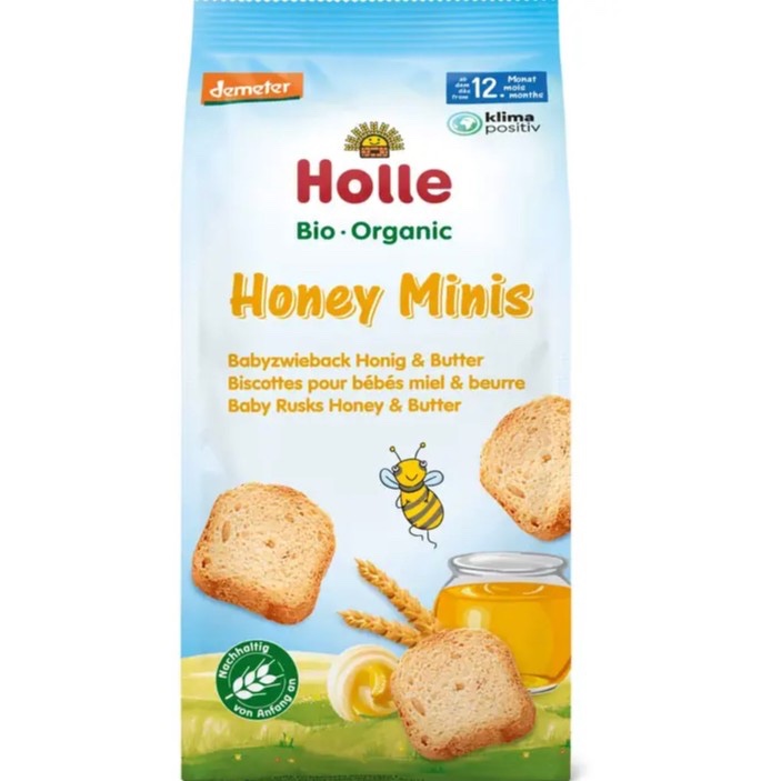 SWISS Import - Holle Bio- Zwieback Madu & Mentega Kecil 100g