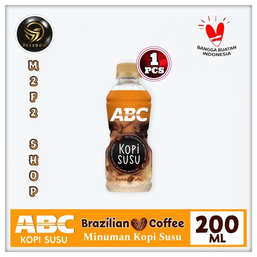 

Kopi Susu ABC Brazilian Coffee Botol Pet - 200 ml (Kemasan Satuan)